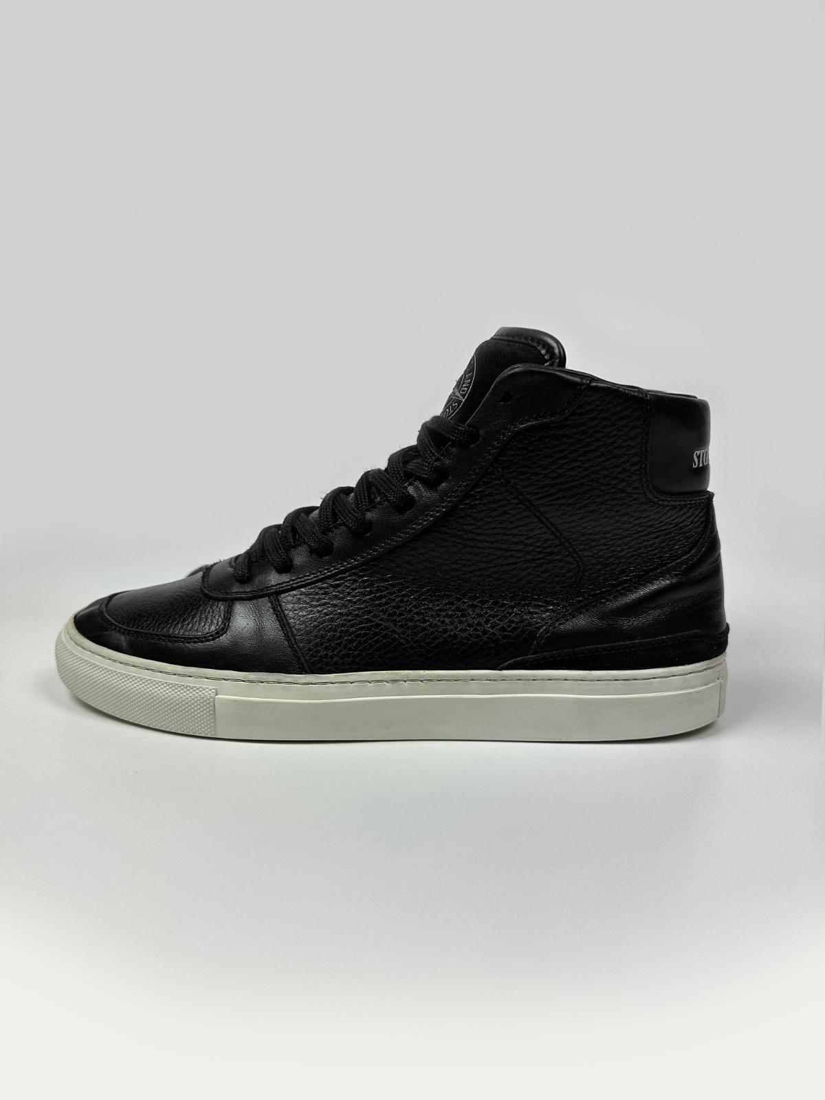 Stone Island x Diemme Leather High-Top Sneakers Trainers Men’s IT41/US8/UK7/EU41