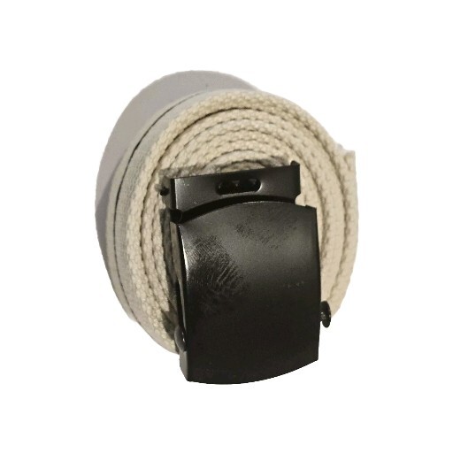 NEW ADJUSTABLE 56”CANVAS MILITARY WEB BELT BLACK SILVER BUCKLE BUY 2 GET 1 FREE