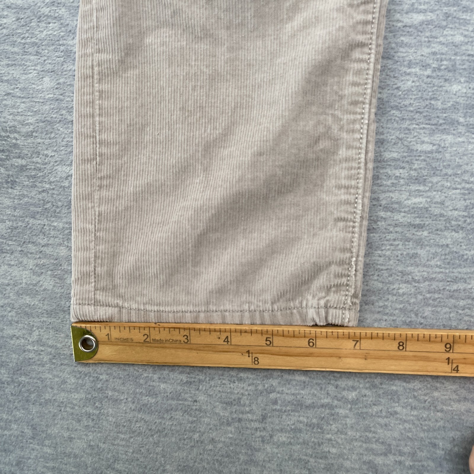 J Crew Pants Mens 31×30 Gray The Sutton Chino Corduroy Straight Leg Slim