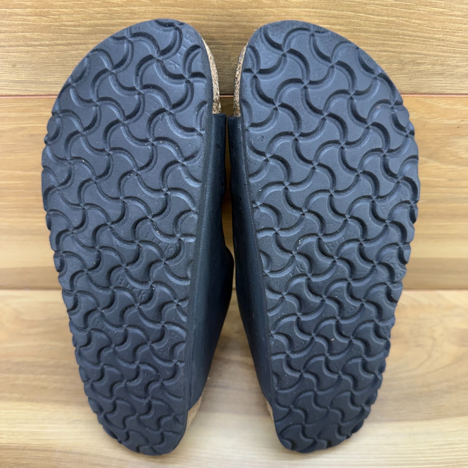 Birkenstock Florida Three Strap Sandals 10 N EU 41 Soft Footbed Black Nubuck
