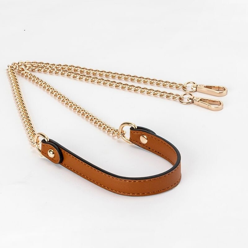 Metal Leather Chain Replacement Crossbody Shoulder Handbag Bag Strap 58CM-200CM