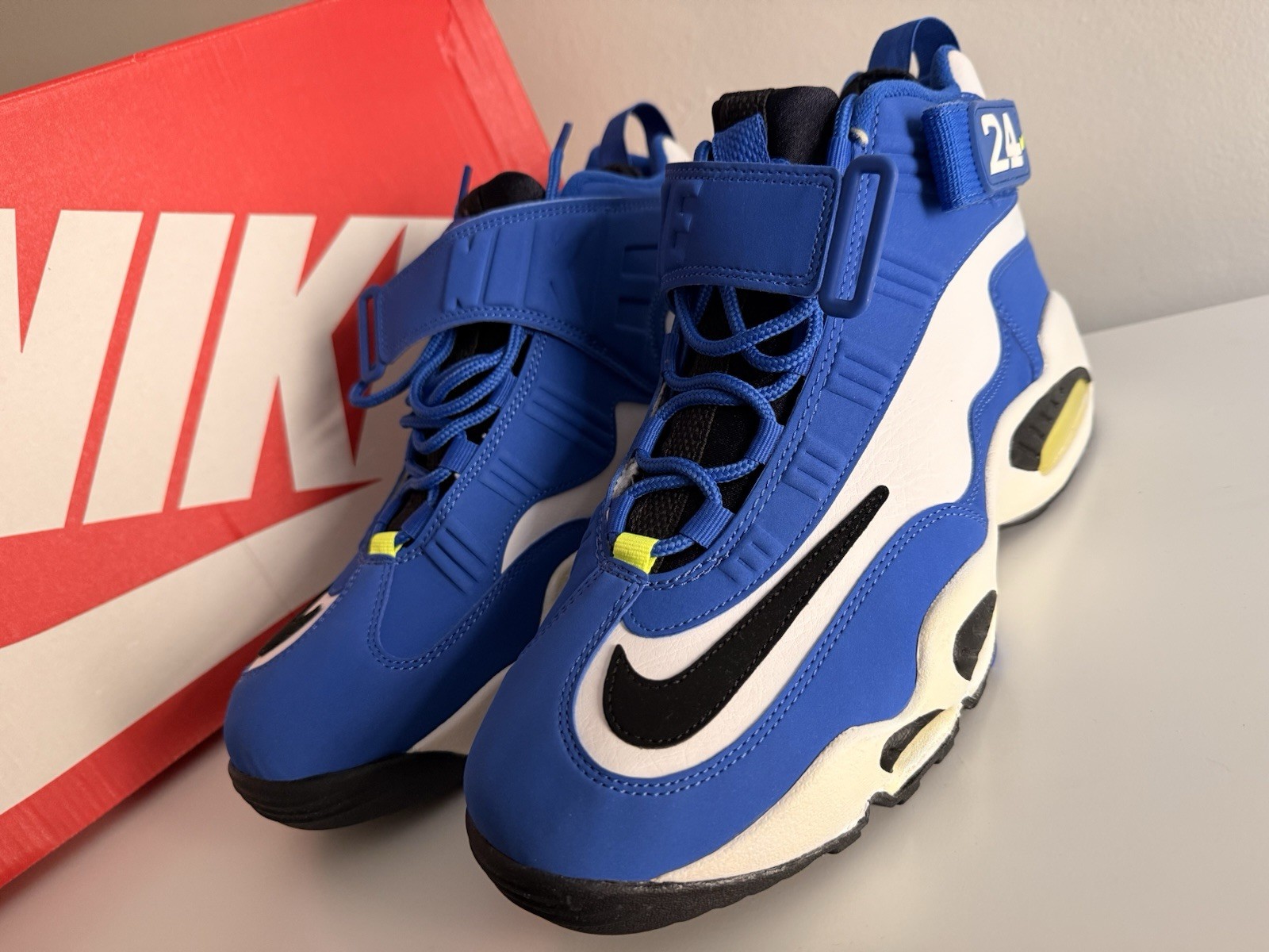 Nike Air Griffey Max 1 DJ5161 400 Varsity Royal Black-Volt (Men’s 10) NEVER WORN