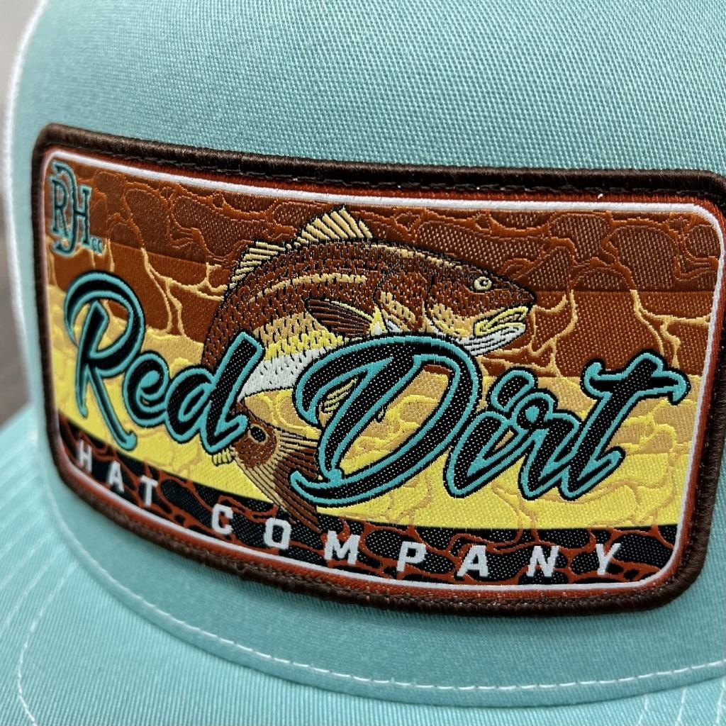 Red Dirt Hat Co Red Fish Patch Western Trucker Mesh Back Adjustable Snapback
