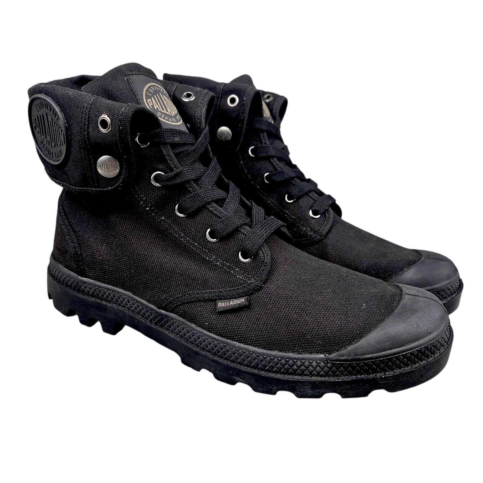 Palladium Baggy Men’s Turn-down 02353-060-M Black/Black Canvas Combat Boots