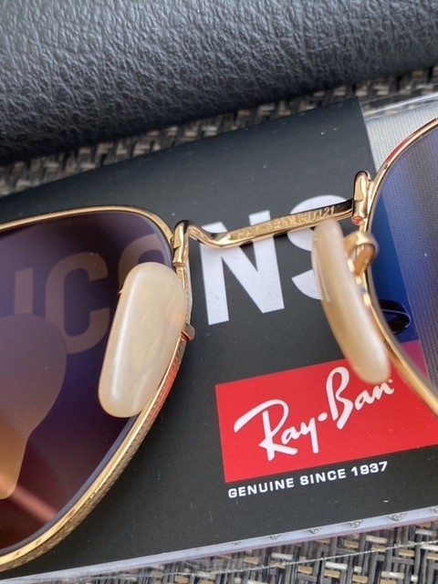 New Ray-Ban Hexagonal RB3548 Gradient Brown Sunglasses
