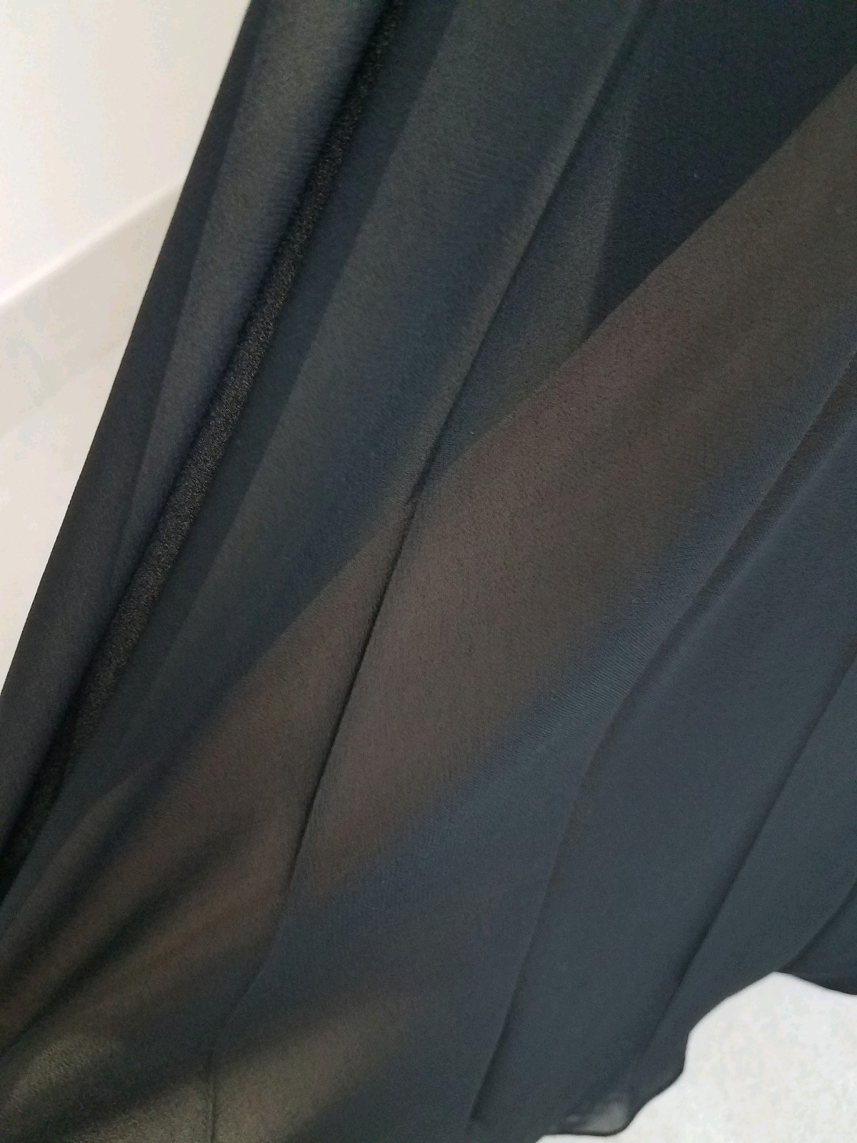 $1785 “Carmen Marc Valvo SIGNATURE” Fish Tail Bow Black Glamour Gown Dress 8 Med