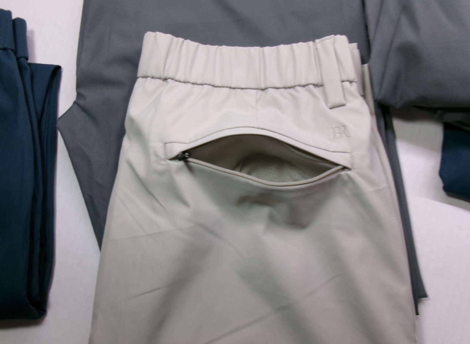 Banana Republic Commuter Flex Pant Gray Blue or Tan Athletic Fit Comfort Waist