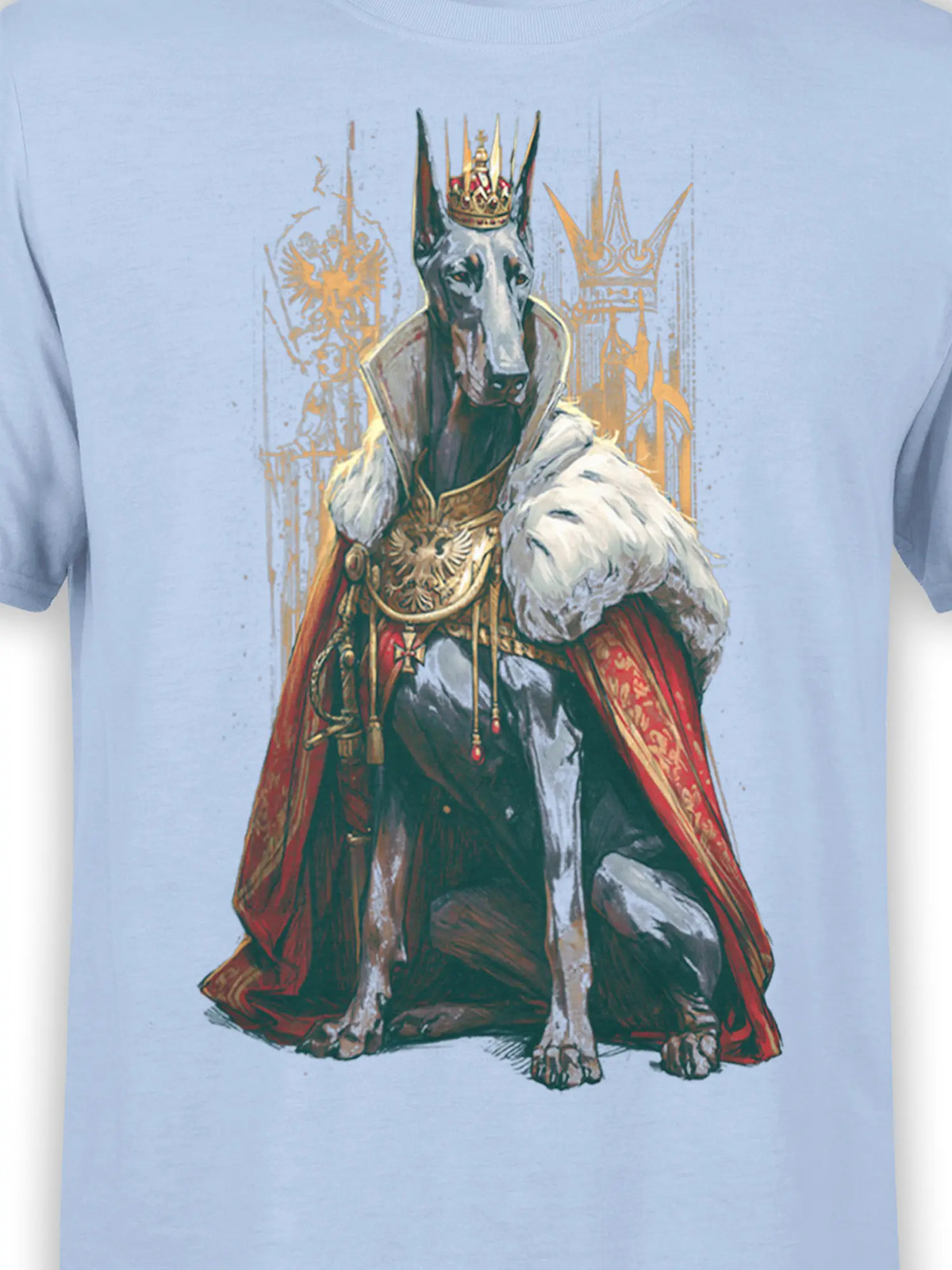 Crowned Regent Doberman T-Shirt | Unisex