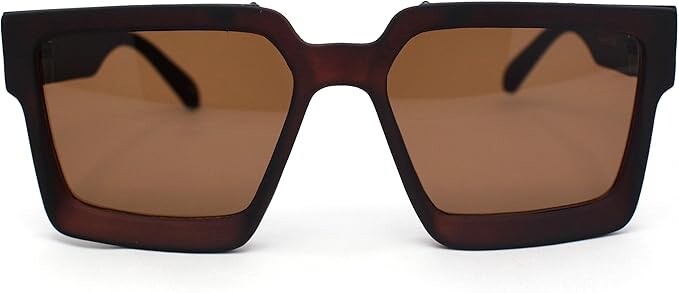 Oversized Thick Frame Hip Hop Sunglasses Retro Men’s Women Outdoor UV400 Glasses