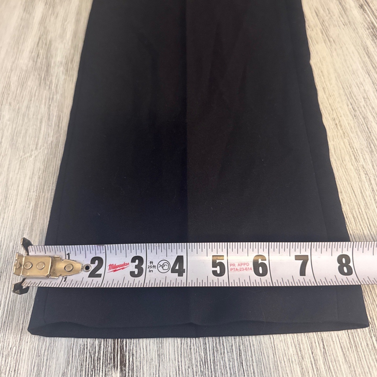 Lauren Ralph Lauren Mens Black Dress Pants Flat Front 38W x 30L Straight Leg
