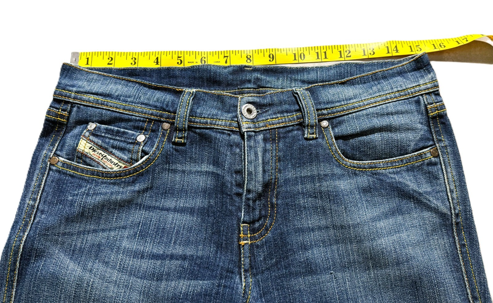 Diesel bootcut Low Waist washed jeans W30 L32 Snug Fit