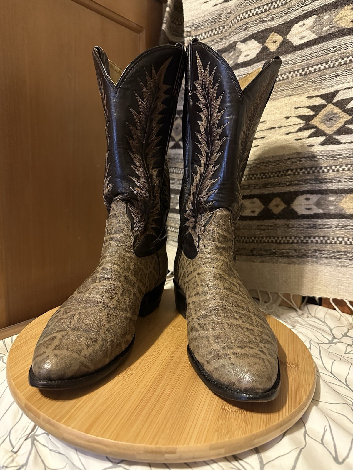 Tony Lama 8601 Safari Cowboy Western Boots Mens 9 1/2 D