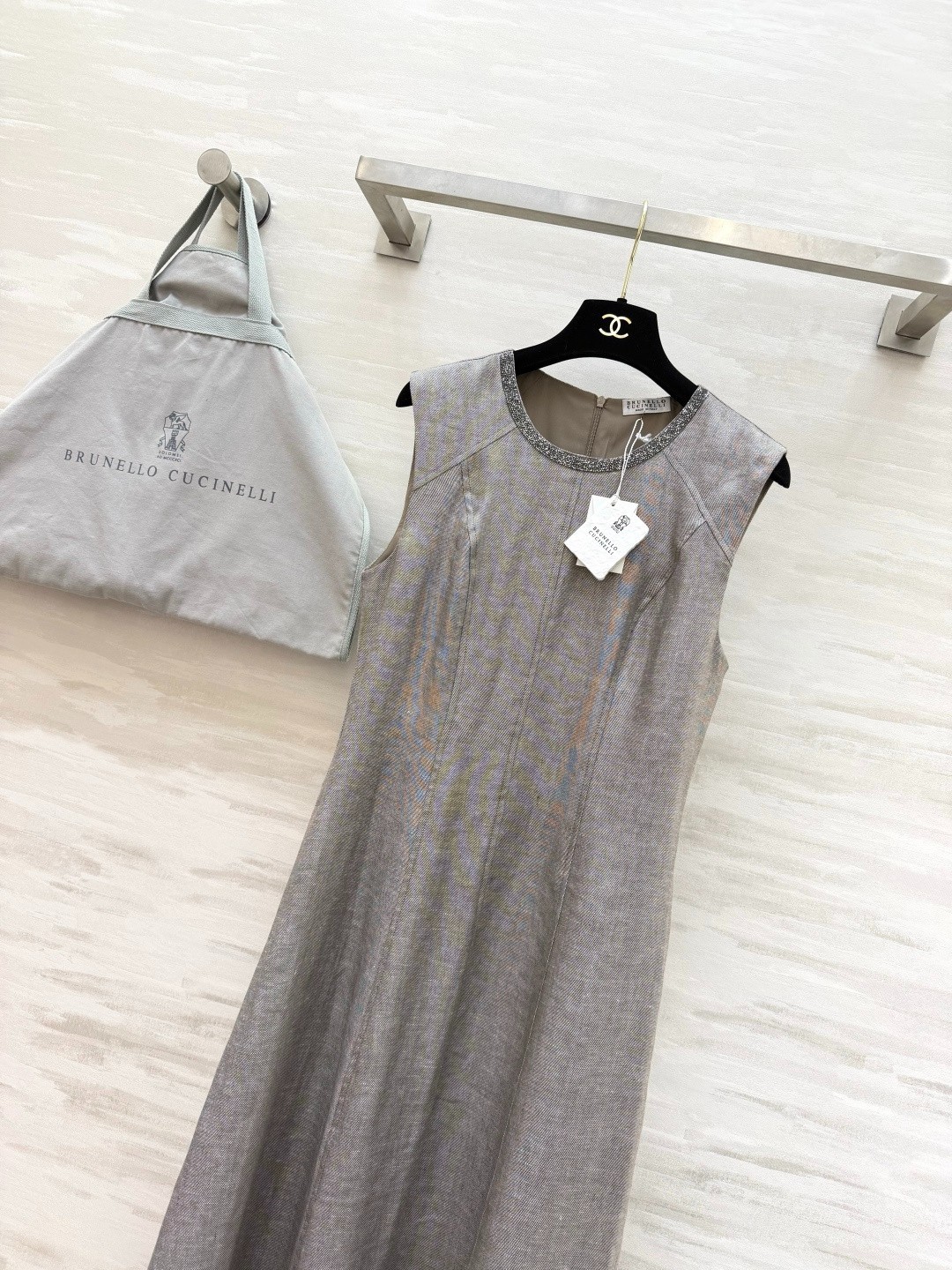 Brunello Cucinelli Linen Dress — “Old Money” Style — Size S
