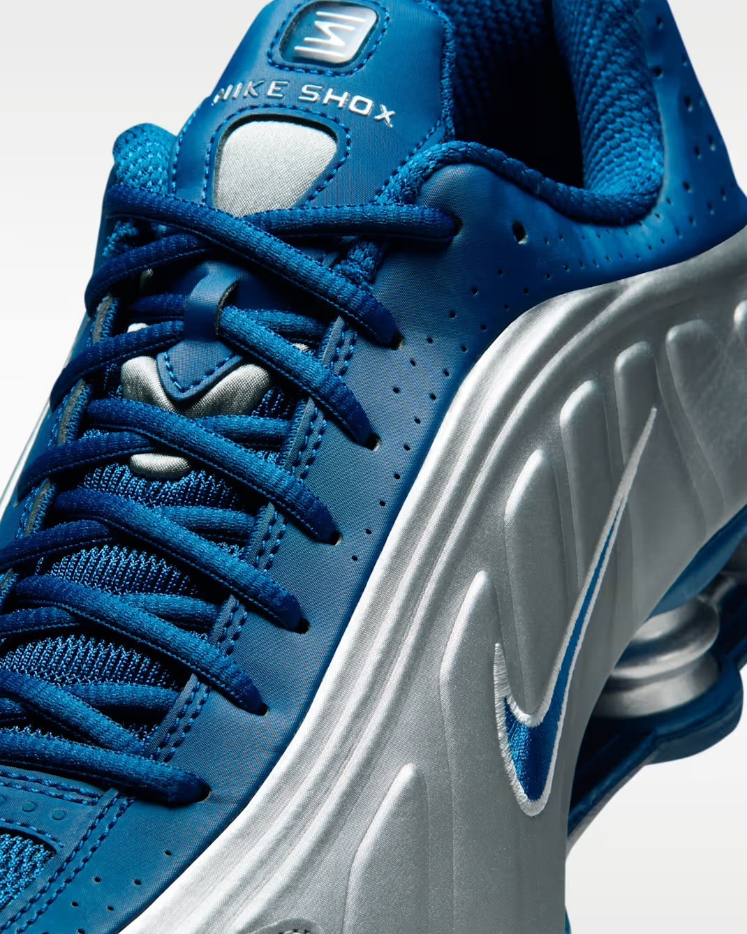 Nike Shox R4 Shoes Court Blue Metallic Silver IQ9391-476 Men’s Sizes NEW