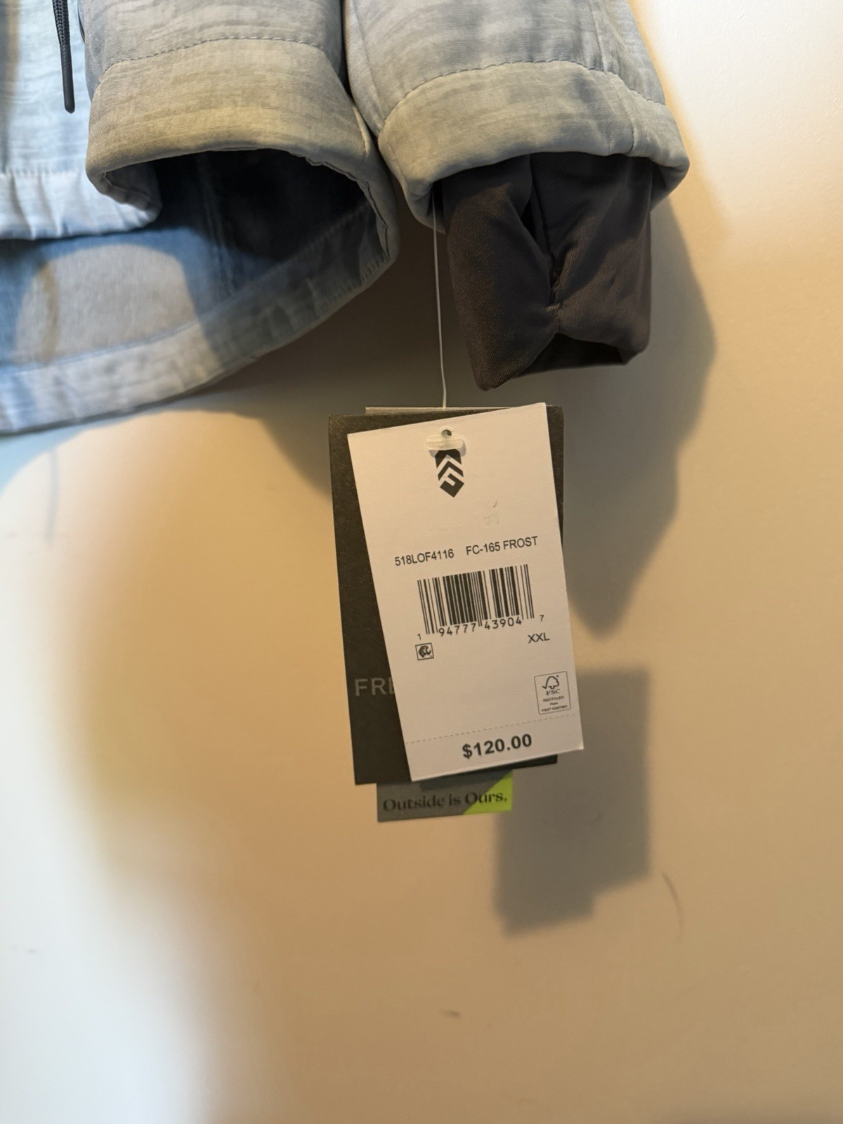 Free Country Super Softshell Hooded Water/Wind Resistant Gray XXL