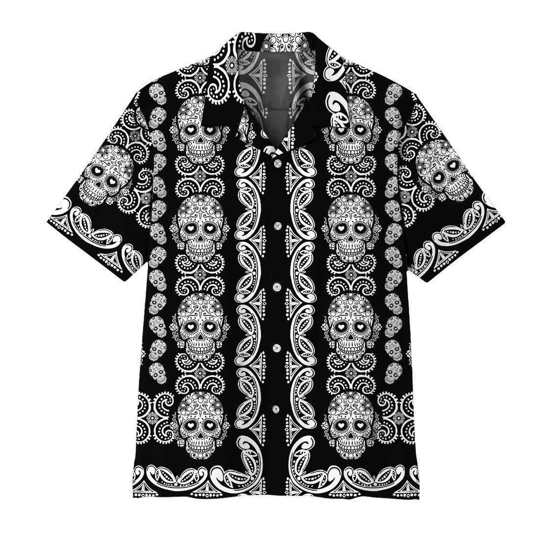 3D Calavera Hawaii Shirt