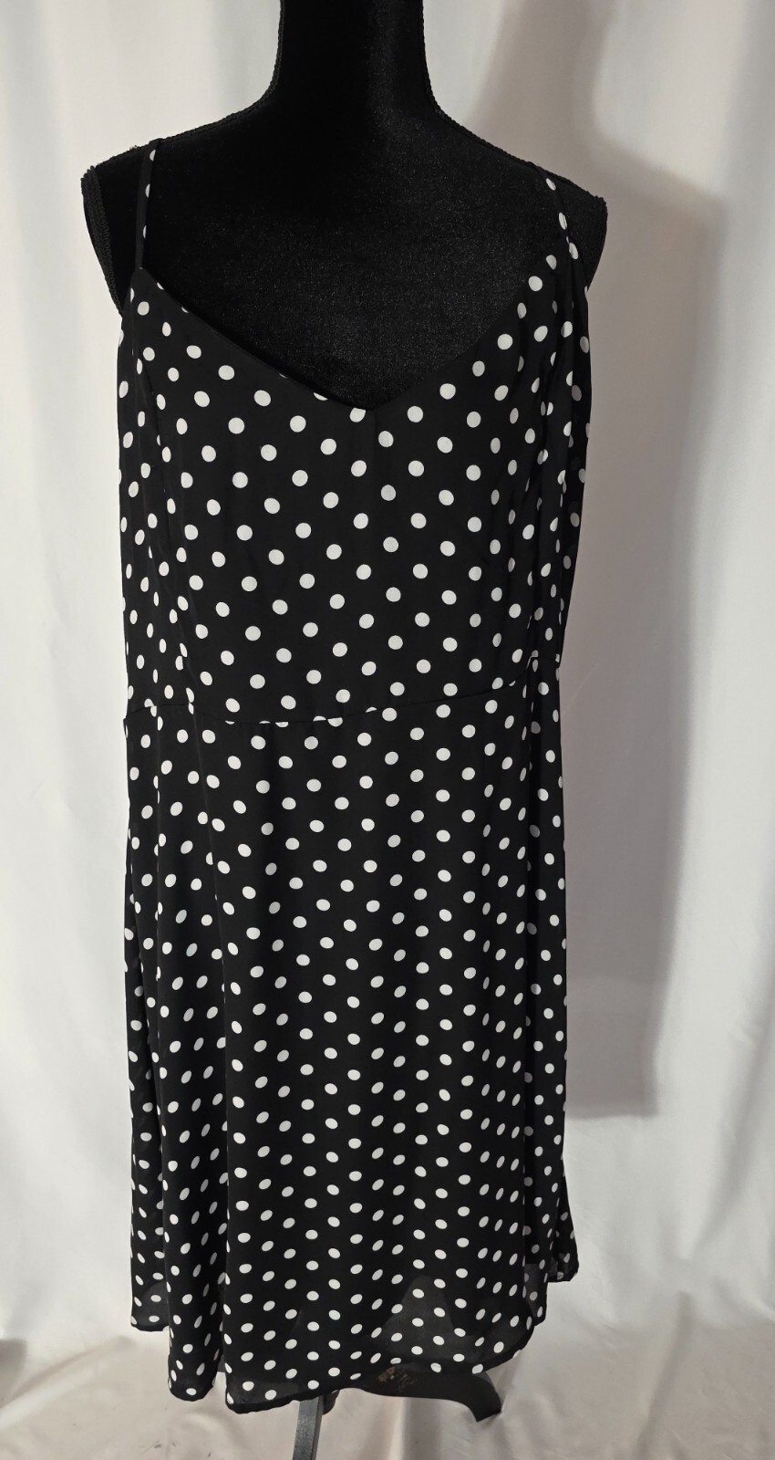 Kiss Milk black & white polka dots women dress size 20 D344