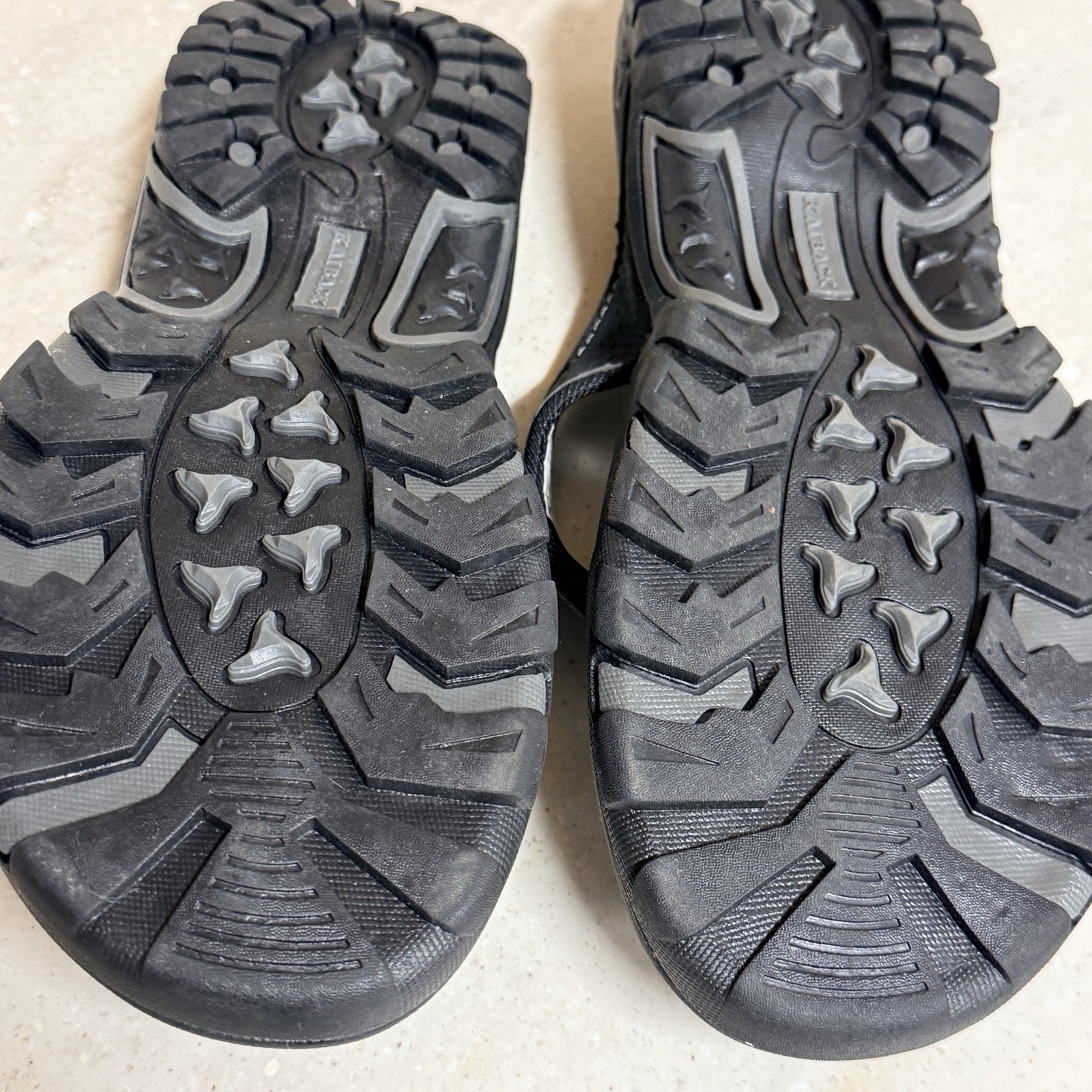 Kaiback Outdoor Sandals Men’s 11 Beach & Sport Flip Flop with Tough Tread Black