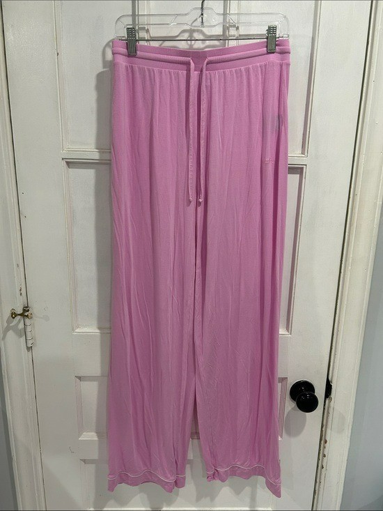 Comfrt Luna Lounge Long Sleeve Pant Modal PJ Pajama Set in Pink – Large