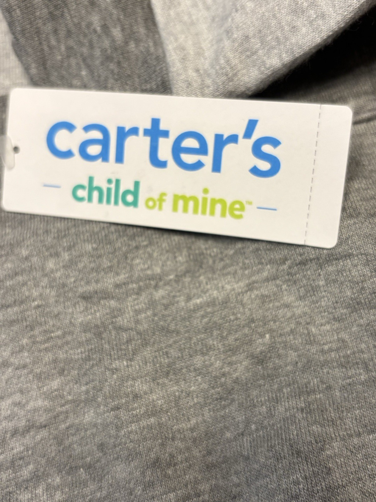 Carters Light & Dark Gray 2 Ps Outfit Size 18M