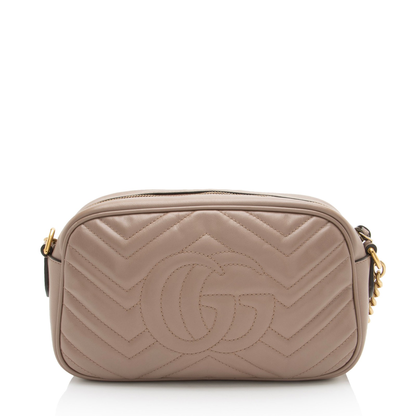 Gucci Matelasse Leather GG Marmont Small Camera Bag