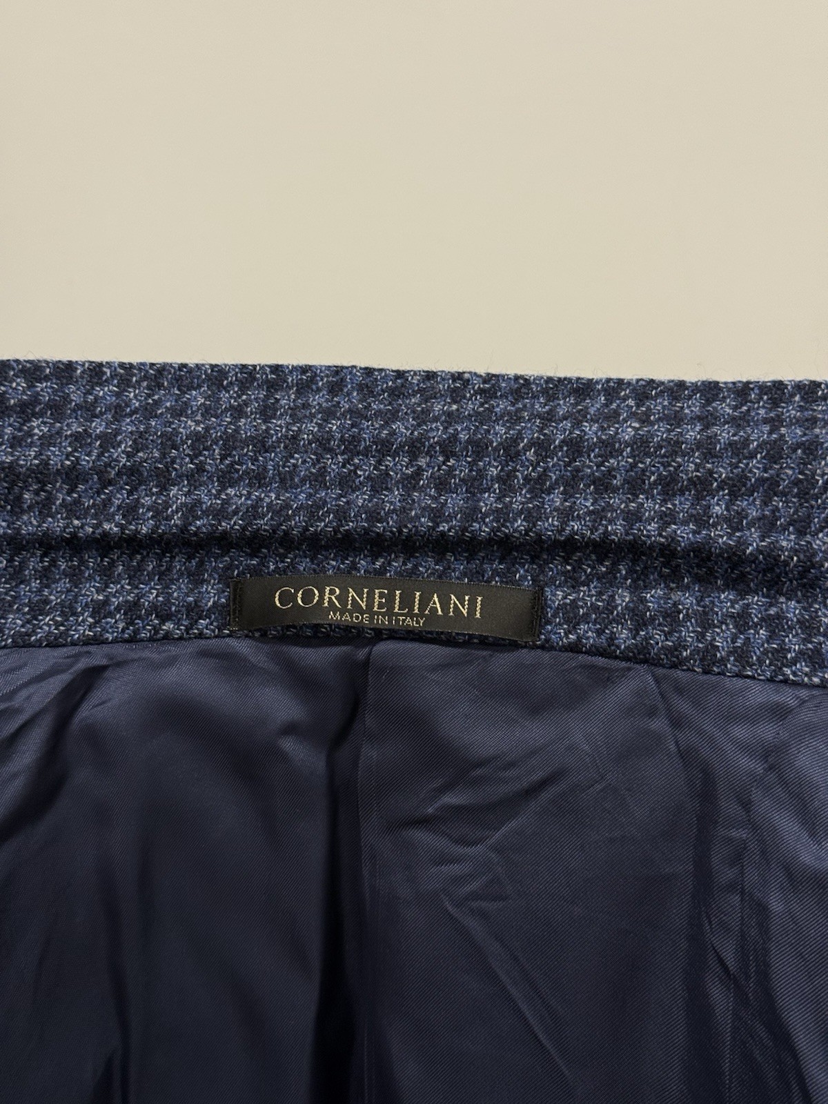 DDP Corneliani Mens Blazer Sport Coat Checked Wool size IT-52R/US-42R