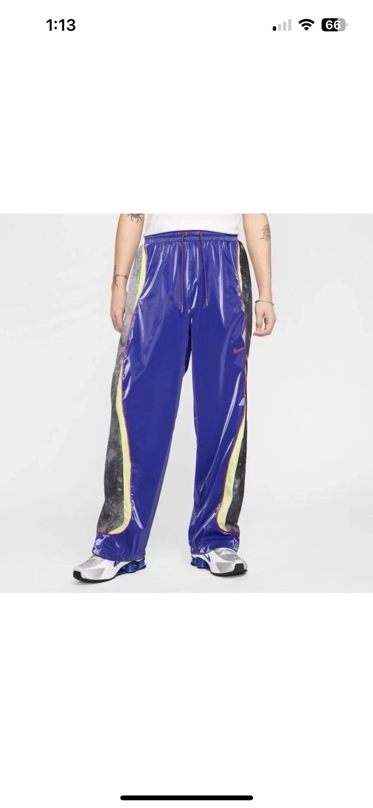 Nike Men’s Sz XL Project F.R.O.G. Track Pants Blue Grey FROG HJ3292-539