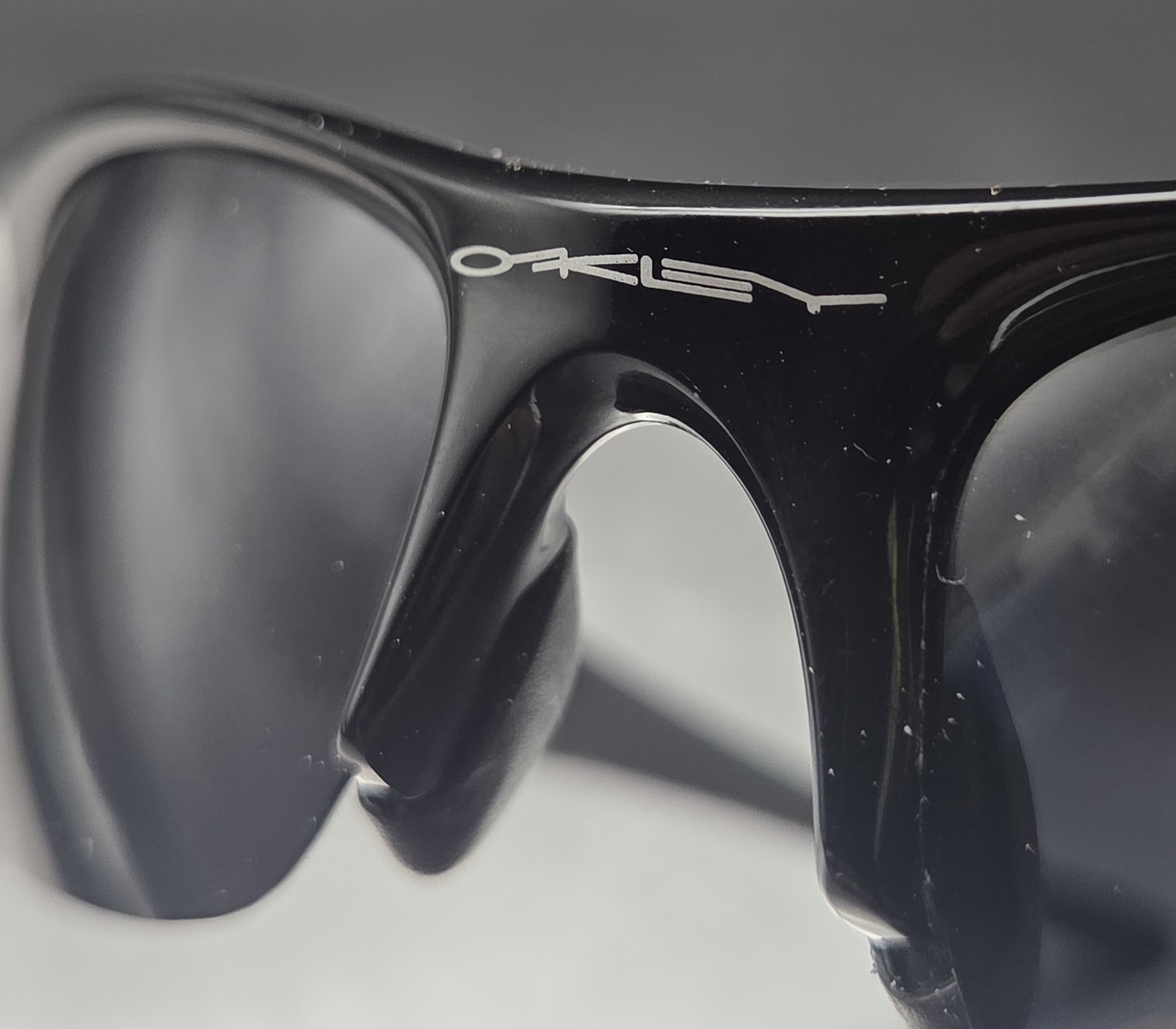 RARE OAKLEY 12-900 JET BLACK FLAK JACKET SUNGLASSES ~ New Replacement Lenses