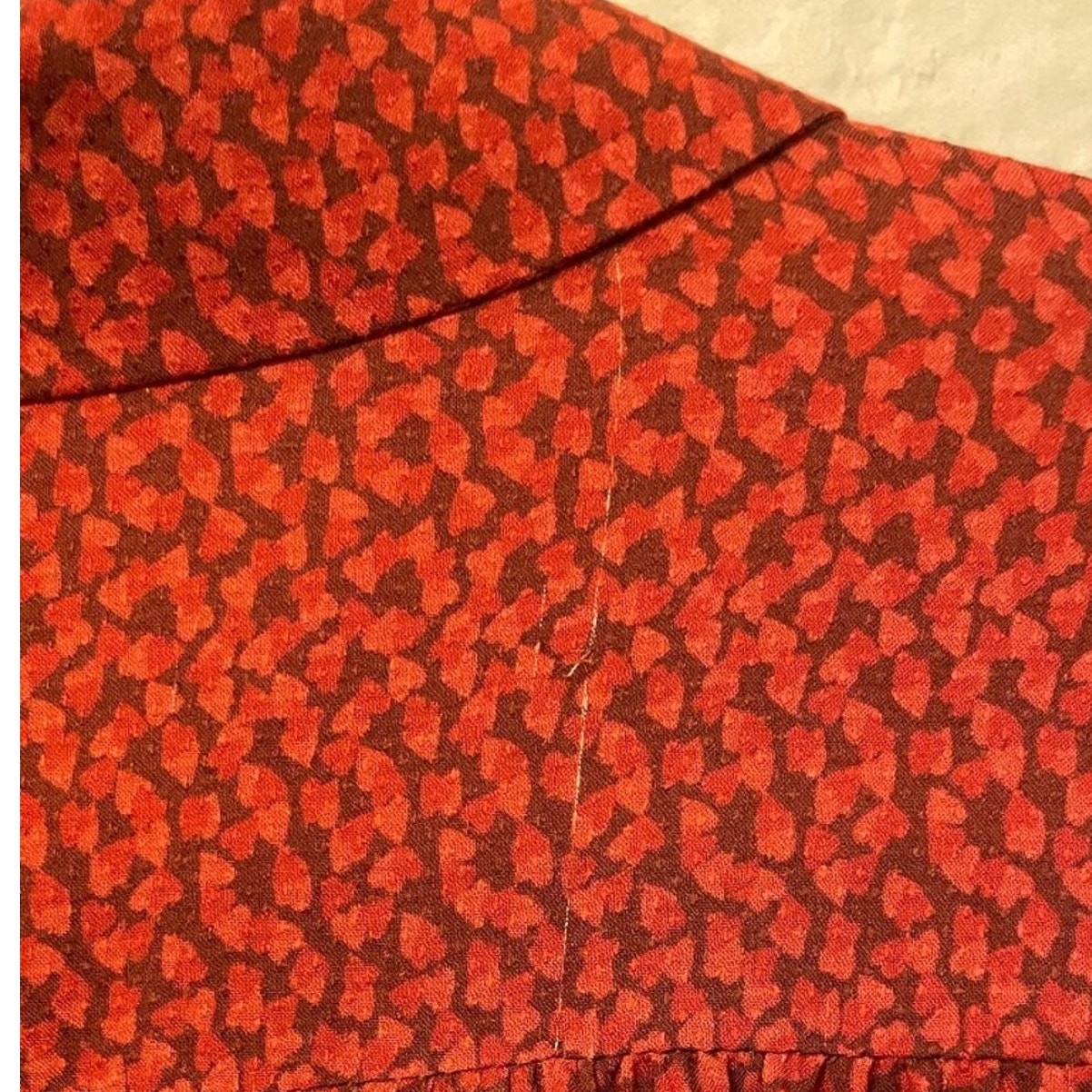 Emmy Design Sweden That Same Old Favorite Blouse Red Print 1930s Retro Academia