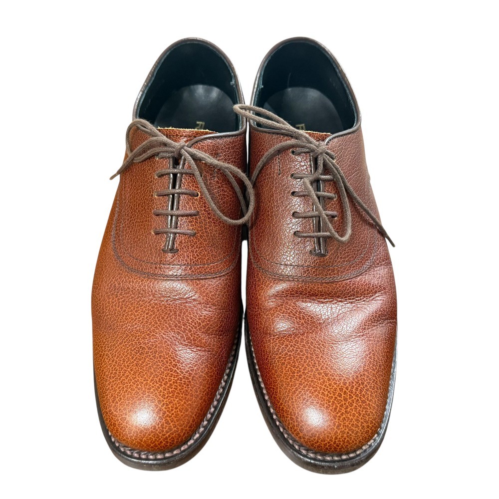 REGAL Leather Plain Toe Lace-Up Business Shoes, 9.3″”, Brown mens USED