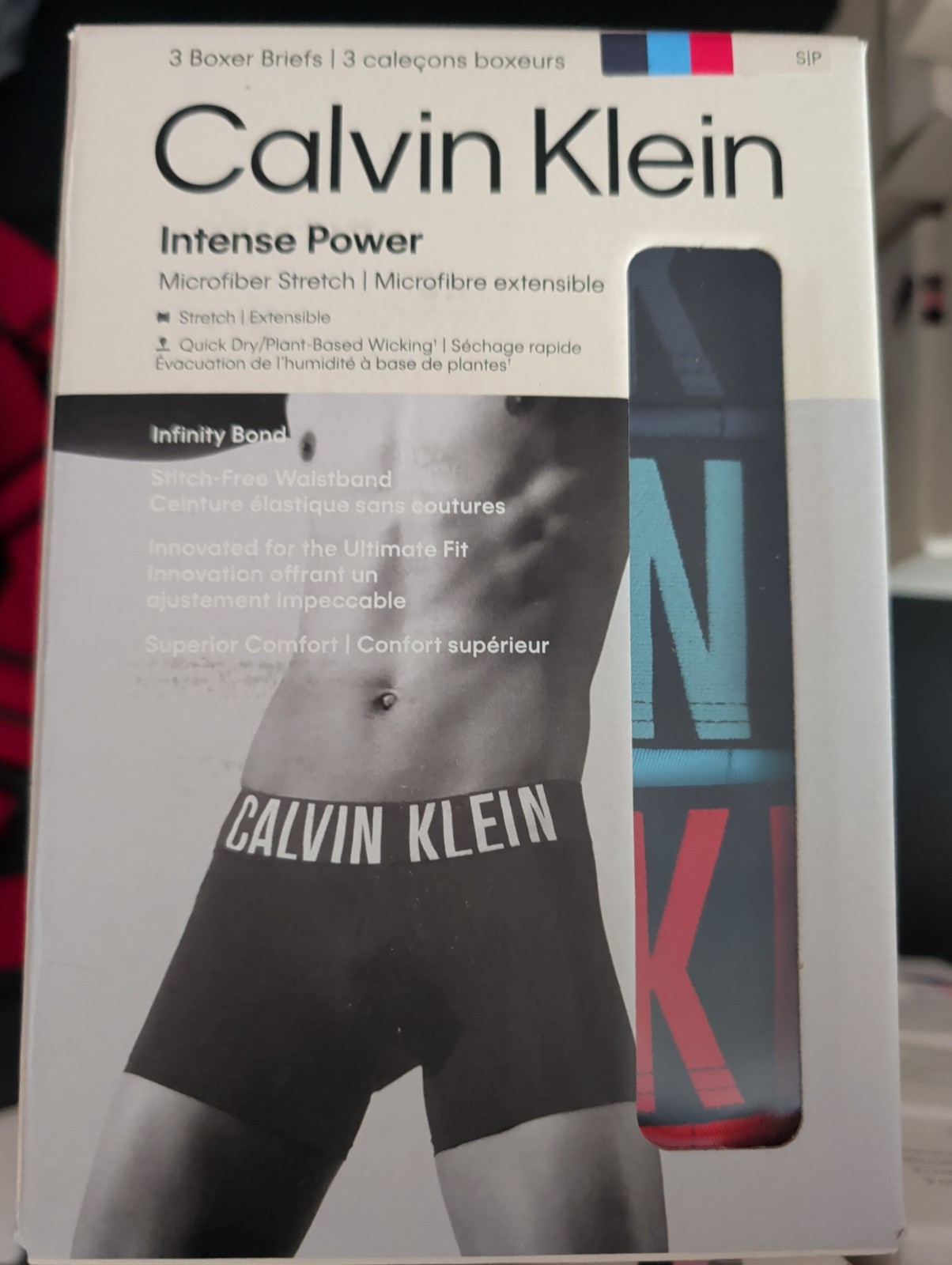Calvin Klein Men’s Intense Power Micro 3-Pack Boxer Brief Medium