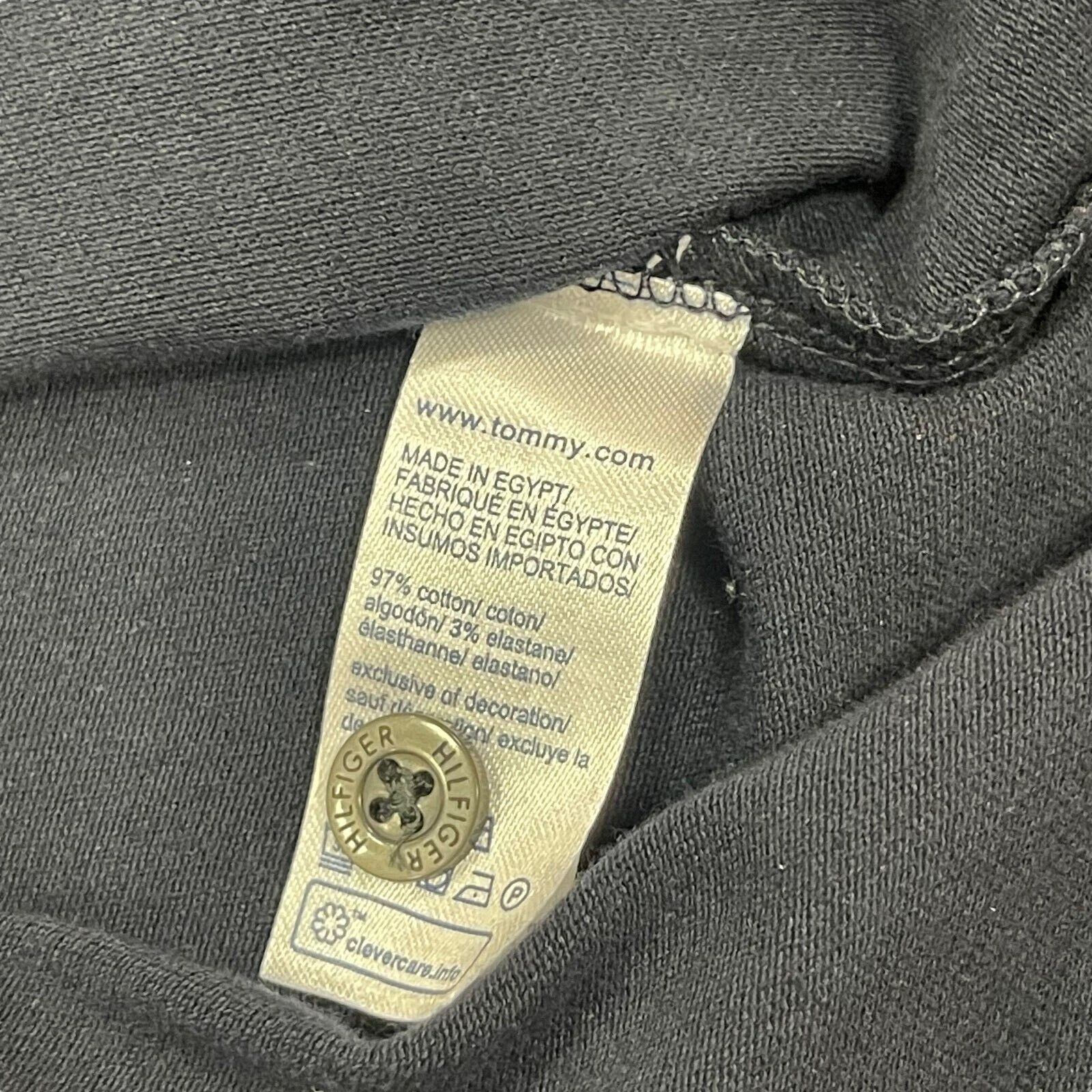 Tommy Hilfiger Mens Regular Fit Solid Stretch Cotton Mesh Long Sleeve Polo Shirt
