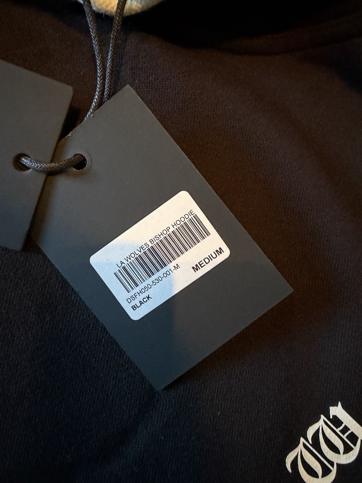 Darc Sport LA Wolves MINTED RELEASE black hoodie Size M. Brand new with tags