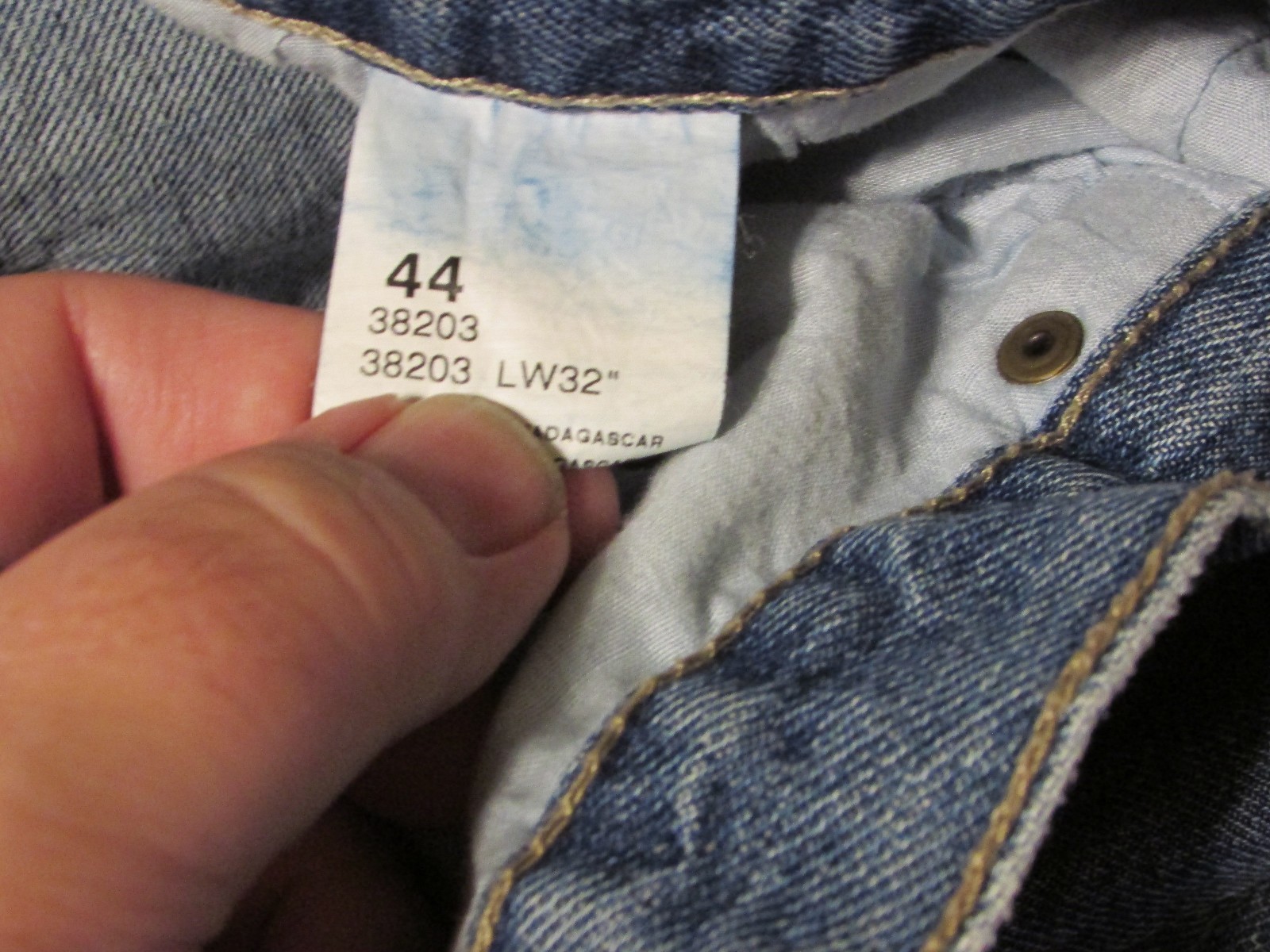 NICE Real Ranch Denim Jeans, 44×32 Tag, but closer to 47×32! FREE SHIP/48