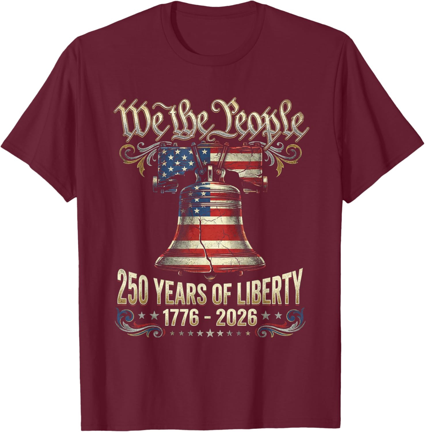 250 Years American 250th Anniversary USA Patriotic 4th July Unisex T-Shirt