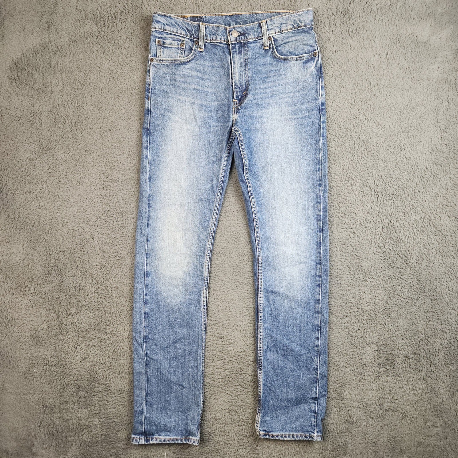 Levi’s 513 Slim Straight Jeans Mens Size 30×32 Blue Stretch Slim Seat Thigh