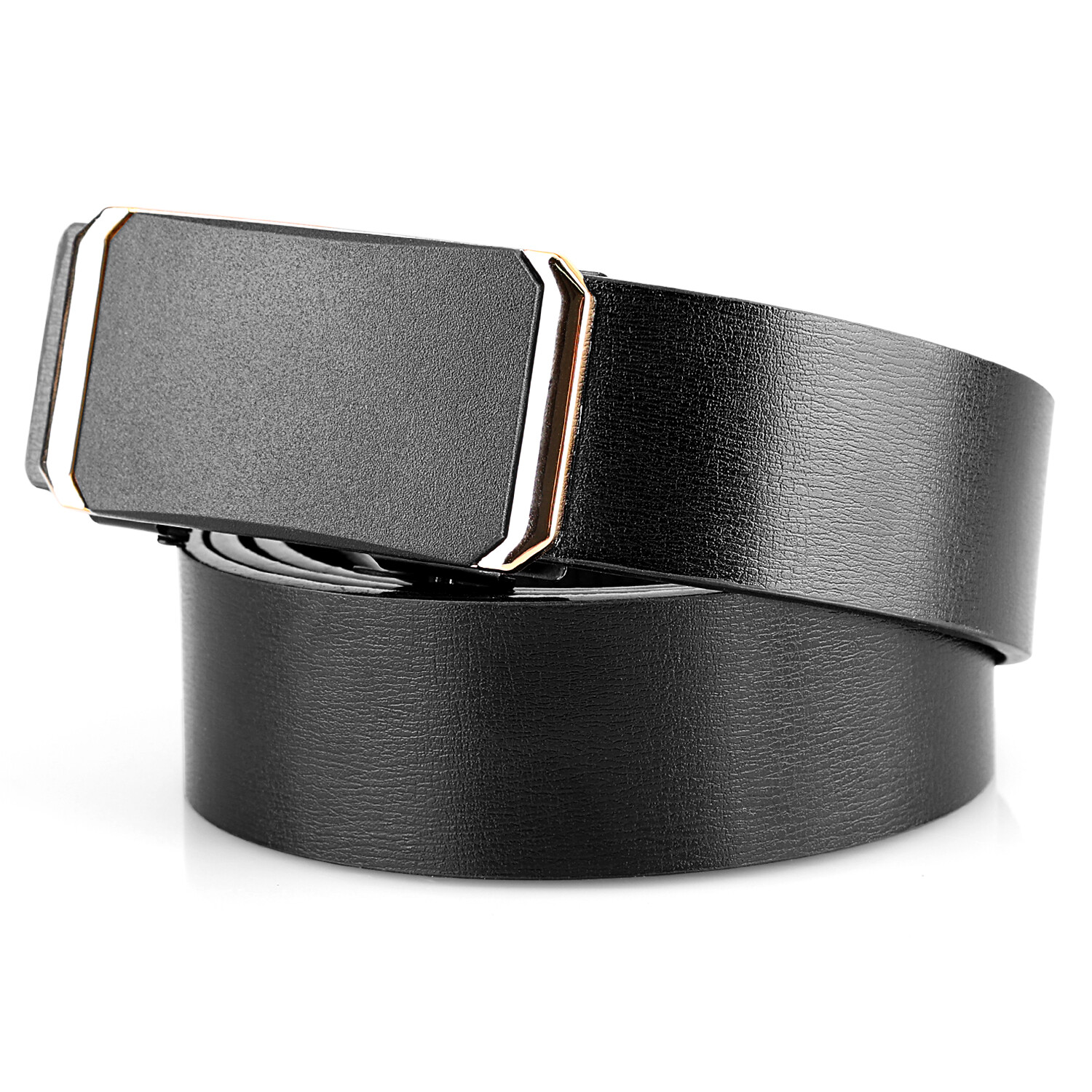 Causal Leather Men’s Ratchet Belts For Men Adjustable Automatic Buckle 120cm/47″