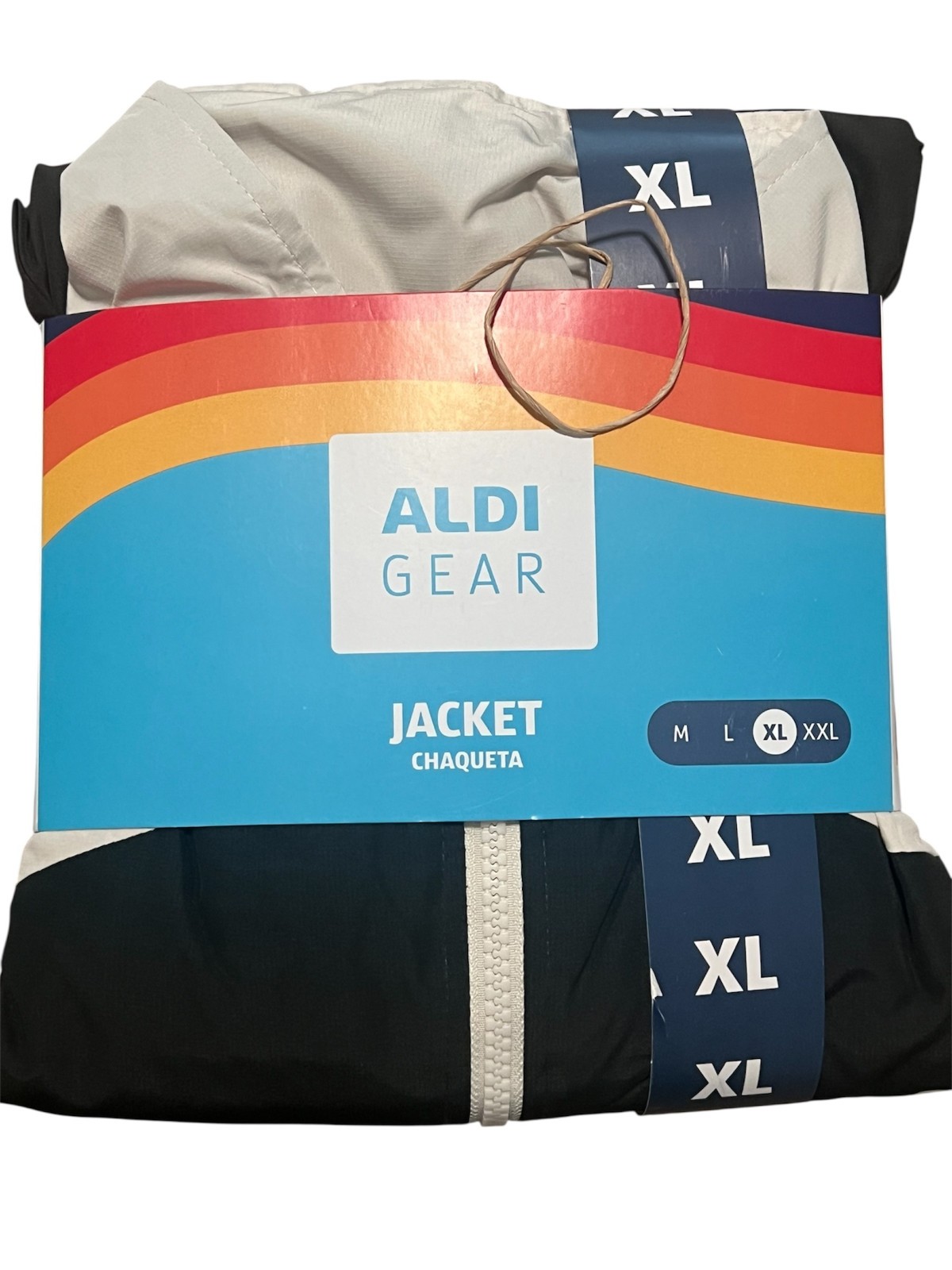 Aldi Gear Tracksuit Set XL Windbreaker Jacket Pants Black 50th Anniversary NEW