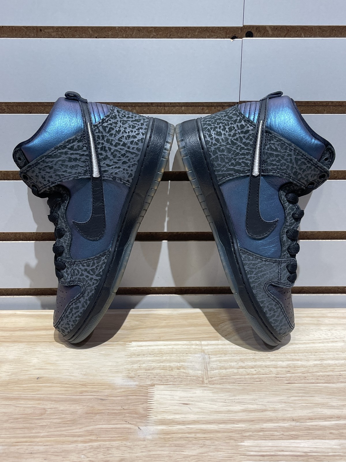 Size 6M/7.5W – Nike SB Dunk High Black Sheep Hornet Sz 6 BQ6827-001 Pre-Owned