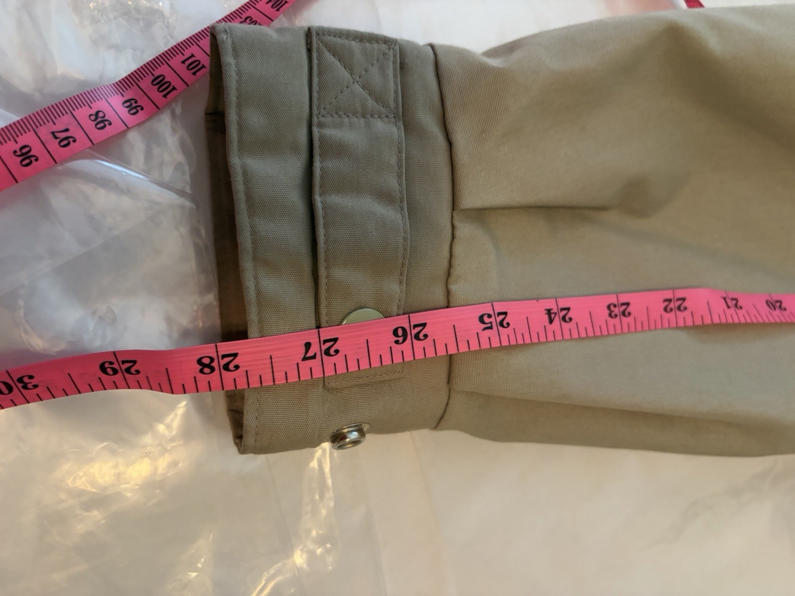 London Fog Coat Jacket Removable Quilted Lining Beige Women’s Tan Large Hooded