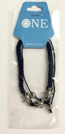 BRAIDED ROPE TURTLE BRACELET ACCESSORY GIFT JEWELRY CUTE FASHION NEW