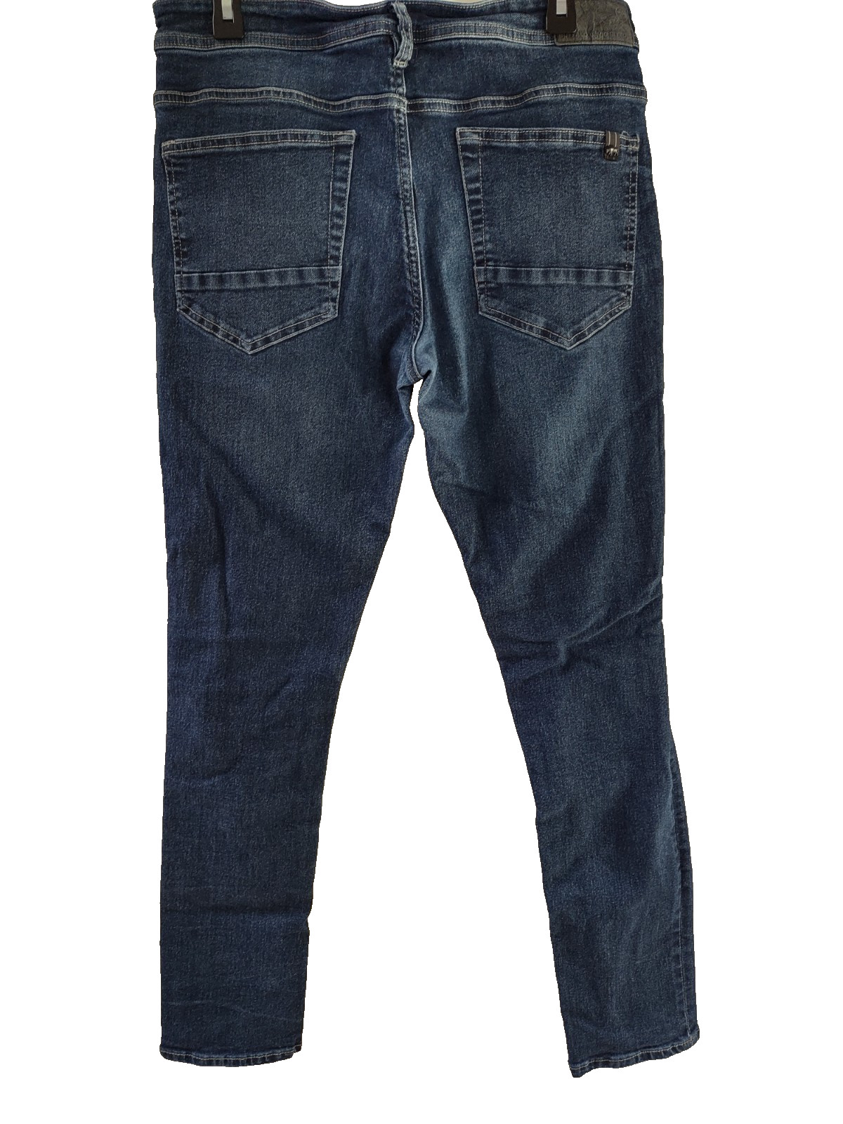 Buffalo David Bitton Men’s Jeans 34×32 Indigo Max X Skinny Stretch Crinkled