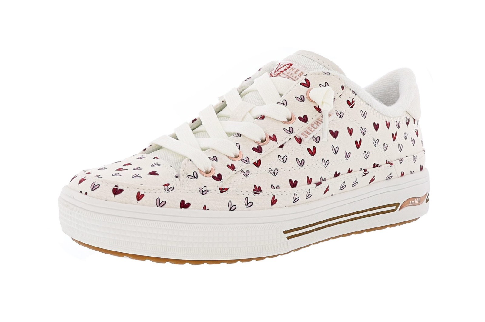 SKECHERS WOMENS ARCH FIT ARCADE-LOVE ON TOP 177196W/WRD WIDE WIDTH WALKING SHOES