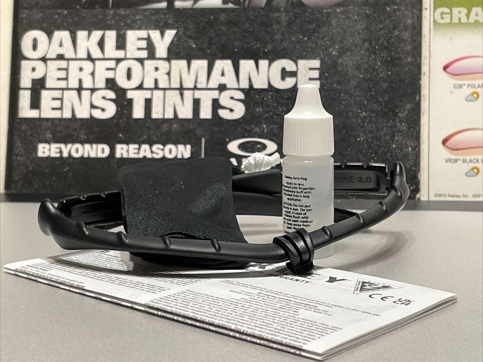 Oakley SI M Frame 2.0 Black Replacement frame w/ Nose clip – Brand New