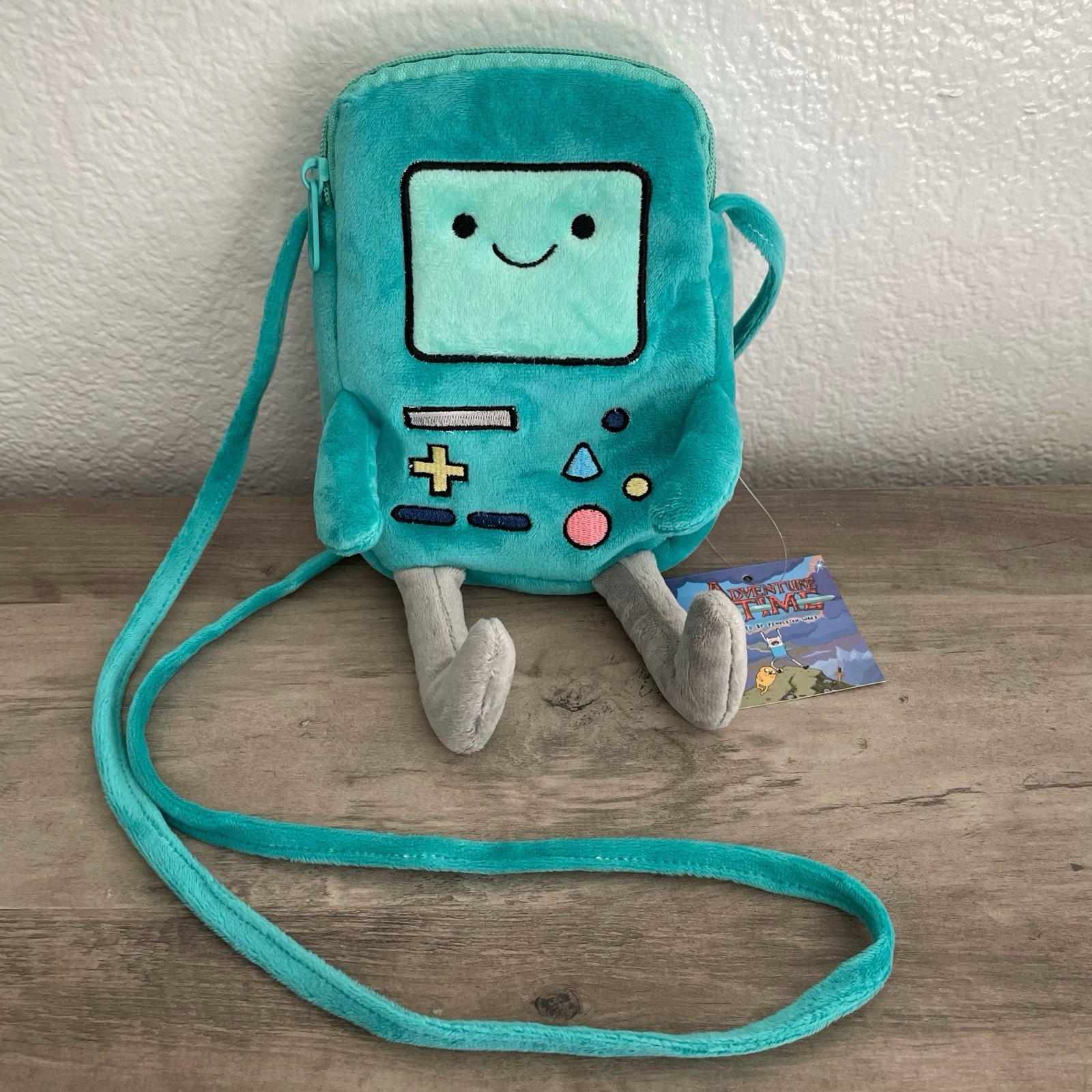 BMO Cross Body Bag BMO Body Is 7.5” x 5.5” Strap Is 22” Adventure Time Jake Finn