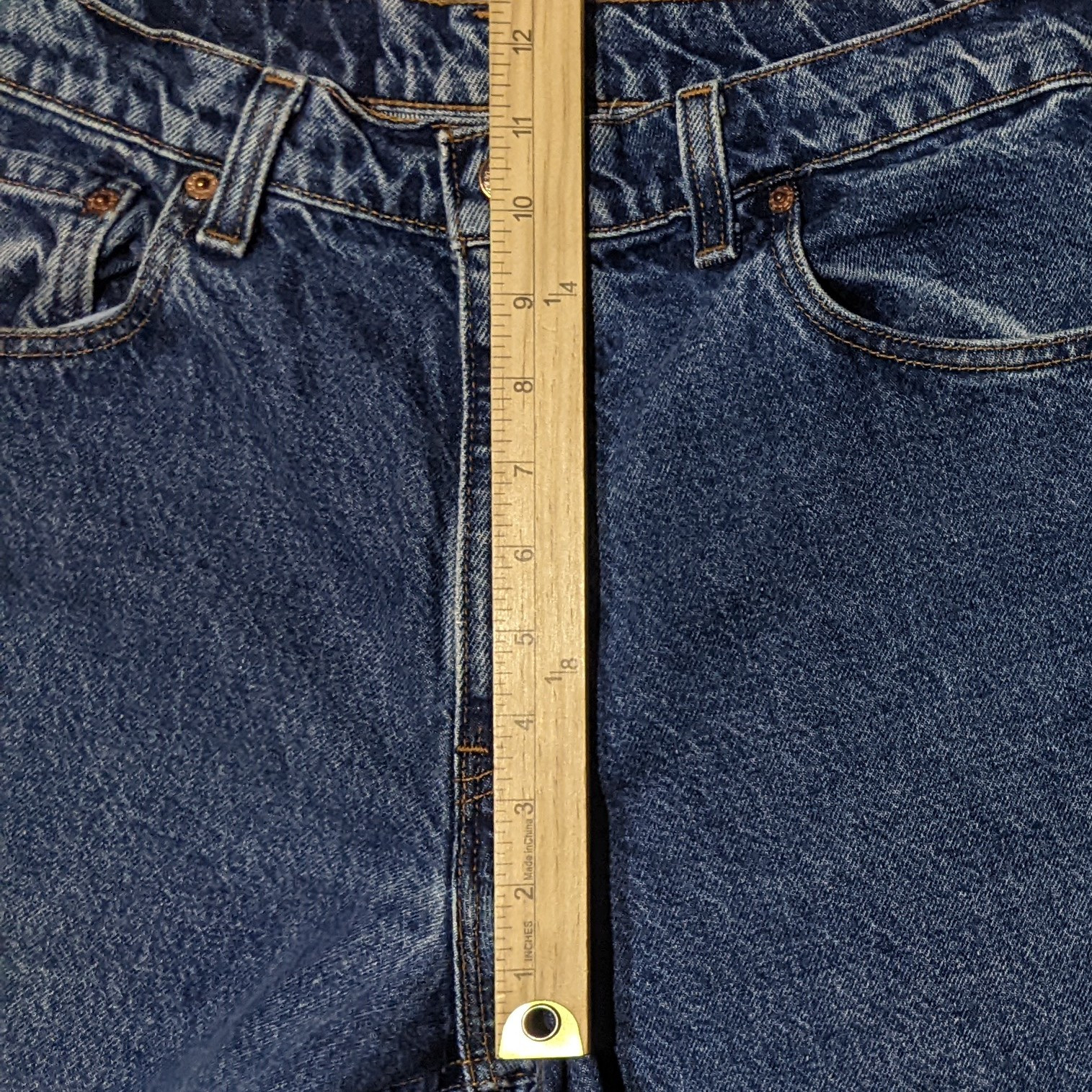 Vintage 90s Levi’s 550 High Waist Mom Jeans 11 (28×30) Relaxed Grunge Denim 1996