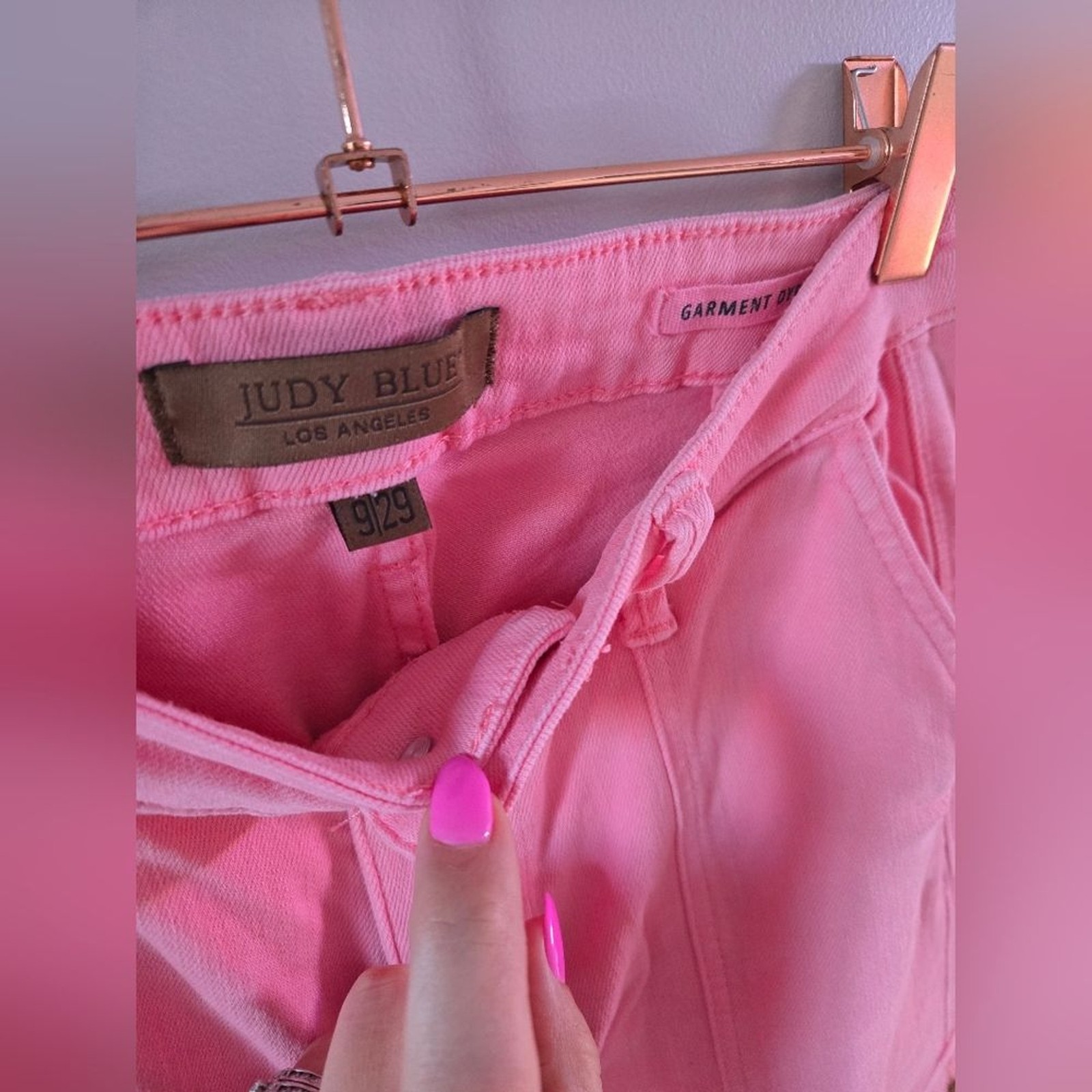 Judy Blue Vibrant Pink Denim