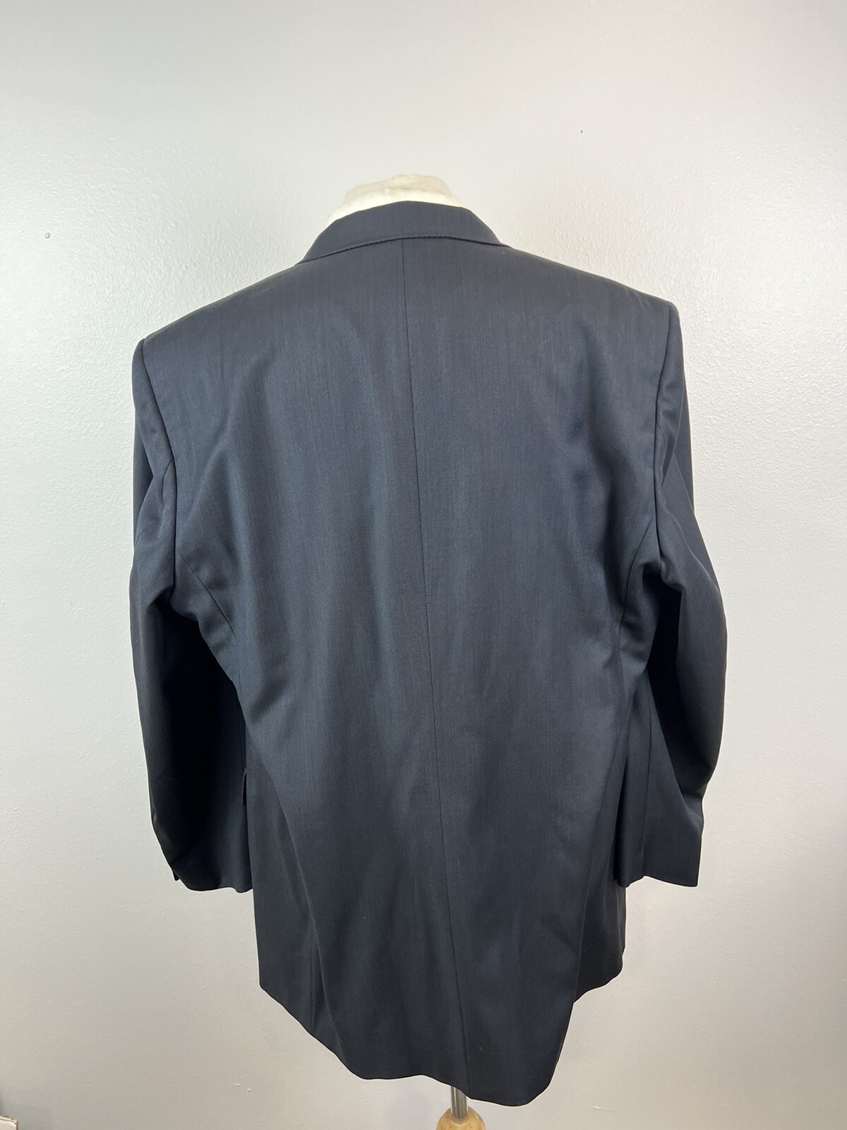 Daniel Cremieux Men’s Navy Nailhead Loro Piana Wool Sport Coat Blazer Size 46 L