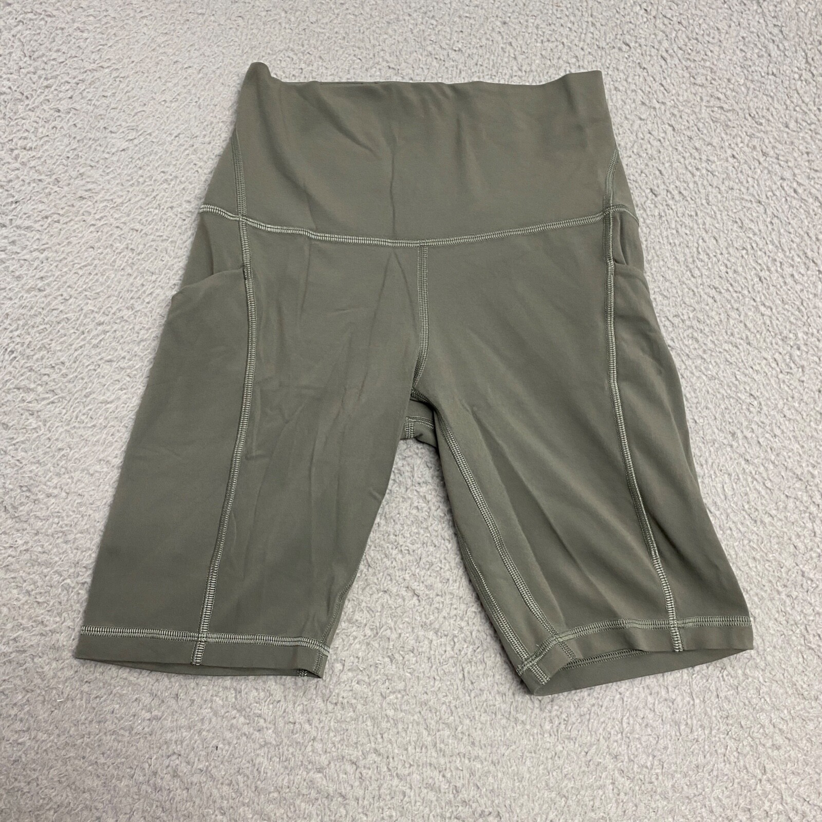 Lululemon Align Shorts Womens 4 Green High Rise Waist 8″ Butter Soft Performance