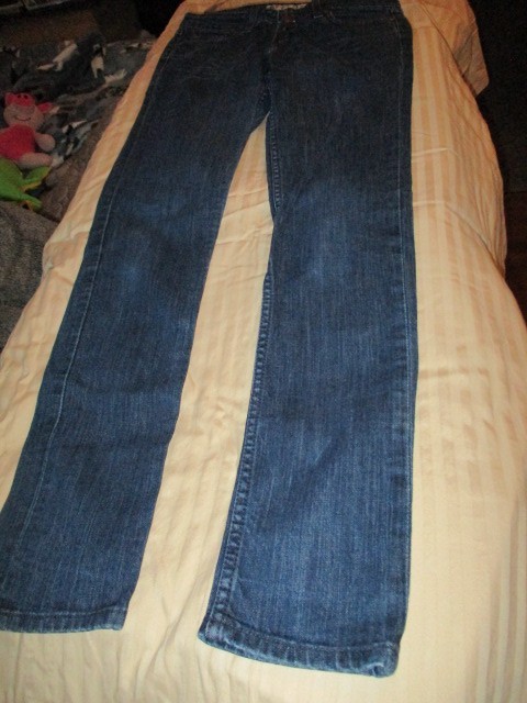 Buckle BKE Jeans SZ 27×31.5″ (Fits 28X31.5)Skinny Brooke Stretch Blue Denim EUC